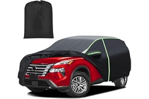 Mixsuper Liner Car Cover for Nissan Rogue 2008-2026, 7 Layers Waterproof All Weather Car Covers for Rogue, Windproof Snowproof Rain Hail Sun UV Dust Snow Protection Full Outdoor Exterior Car Covers