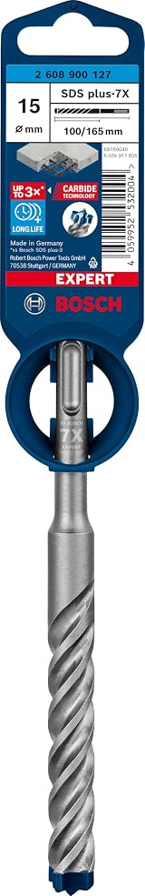 Bosch EXPERT SDS plus-7X Hammer Drill Bit 15 mm x 100 x 165 mm view 2