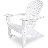Amazon Com Polywood Nautical Curveback Adirondack Chair Garden Outdoor