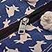 DGY Women’s Print Canvas Tote Bag Beach Bag Shopping Bag Shoulder Bag with Thick Rope G00252 (Blue Rabbit)