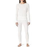 Amazon Essentials Women's Waffle Slim Fit Pajama Set, 2 Piece Long Sleeve