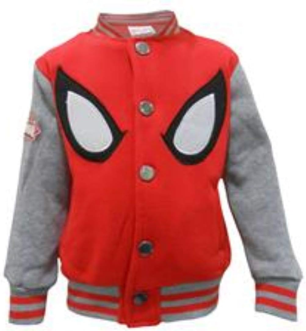 Marvel Ultimate Spider-Man Boys Baseball Varsity Jacket (18-24 Months) Red