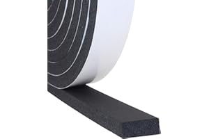 DGSL Foam Insulation Tape Adhesive, Weather Stripping for Doors, Windows, Soundproofing Door Seal, Weatherstrip, Cooling, Air