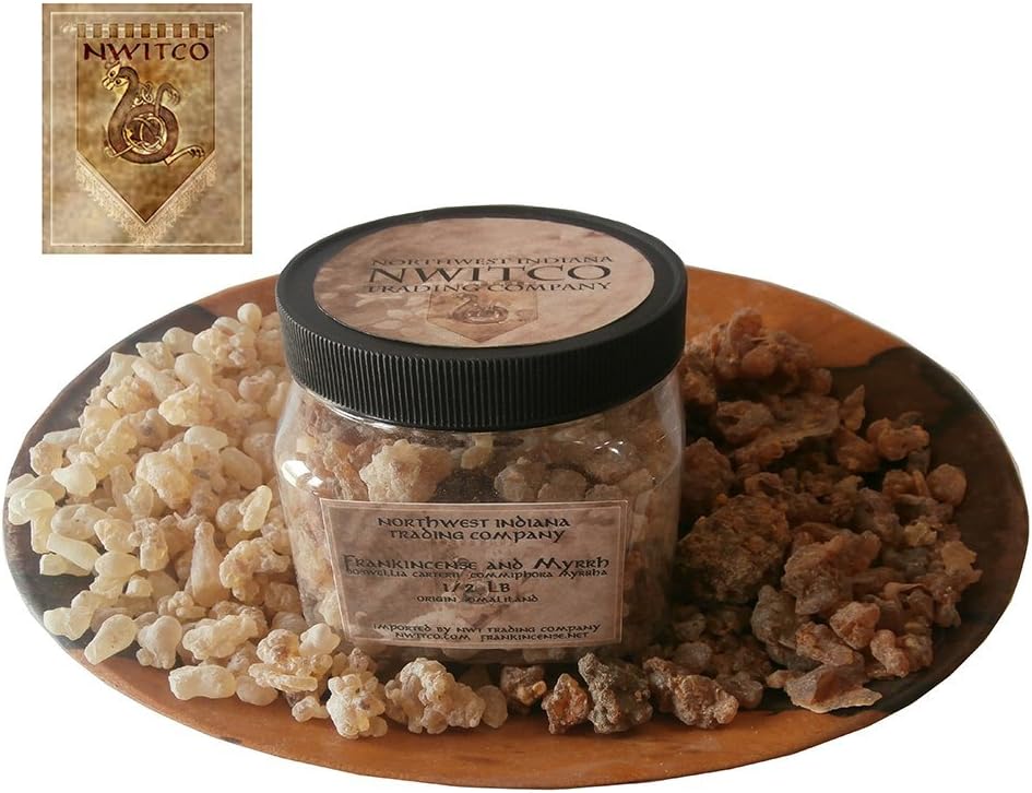 NWI Trading Company Frankincense & Myrrh Resin Somalian Boswellia Carterii & Commiphora Myrrha from Somaliland