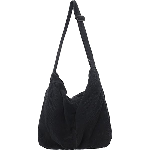 Borsa A Tracolla A Mezzaluna In Velluto A Coste Con Cerniera - Donna, Tracolla Regolabile, Perfetta Per Shopping, Lavoro E Viaggi - 4