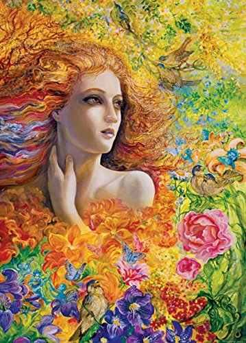 MasterPieces Summer Breeze Collectible Jigsaw Puzzle Tin, Art by Josephine Wall, 1000-Piece