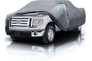 DOZENTRO Ford F-150 Truck Cover Custom Fit 2008-2025 SuperCrew Cab Short Bed(5.5'-6.5') with Door Zipper, 12 Layer Pickup Truck Cover Waterproof All Weather, Car Tarp for Wind Dust Sun etc Protection.