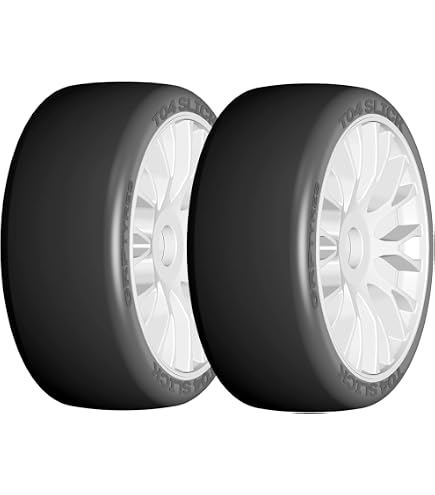 Amazon.com: GRP GTJ03-XM4 1:8 GT Tread SoftMedium White 20 Spoke