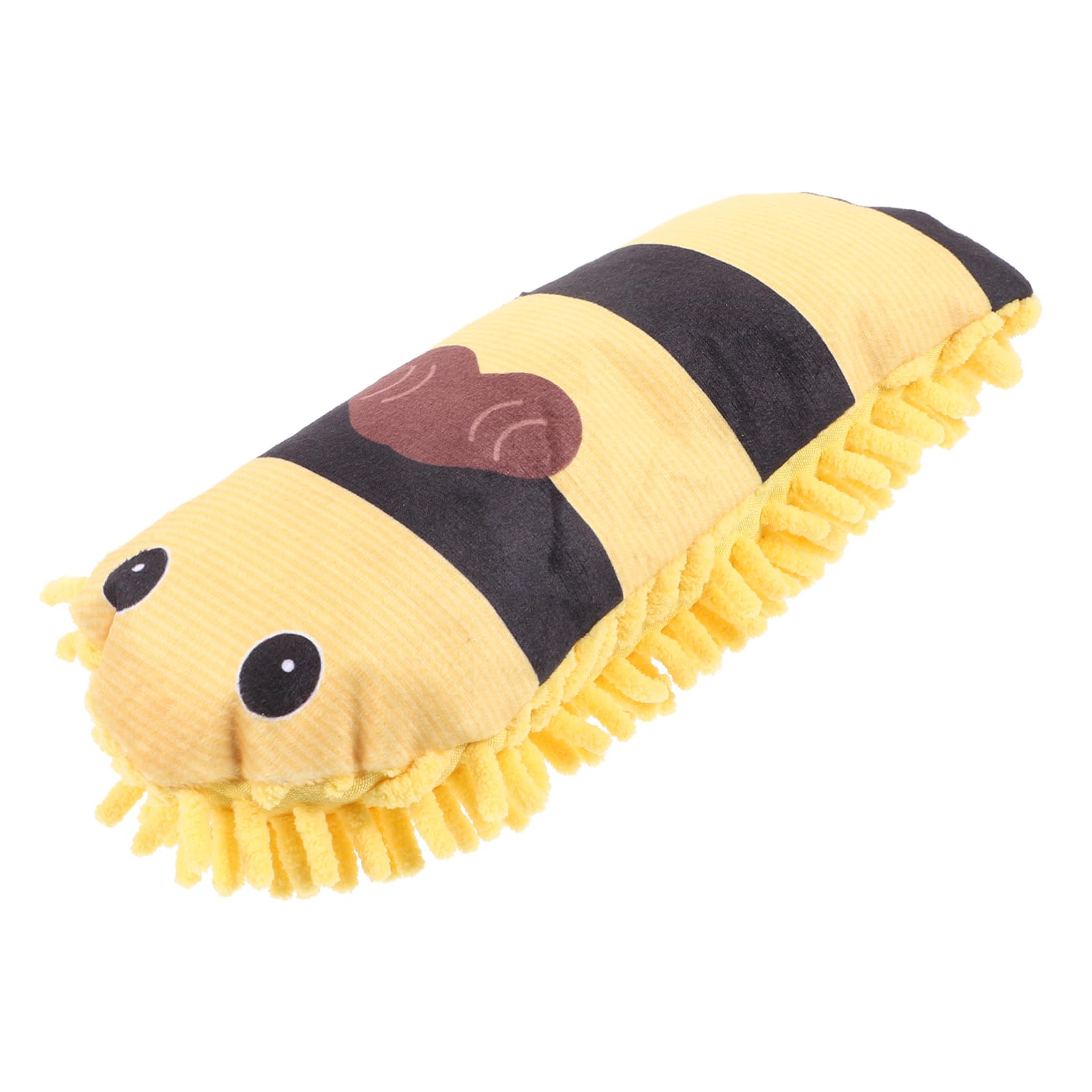 Bee Shaped Plush Dog Toy for Teeth Chew Toy for Dogs Soft Cartoon Design Multi-functional Pet Supplies for Puppies
