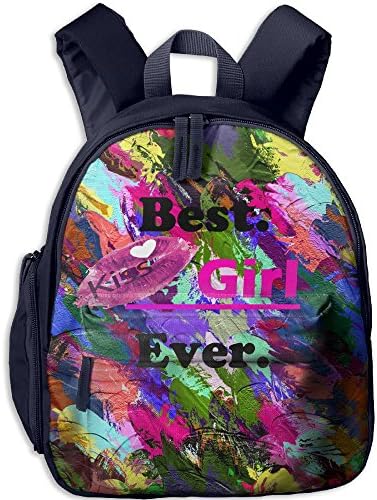 Best Girl Ever Langfujun Travel Galaxy Women Girls Teens Kids Backpack School Lightweight Canvas Bookbag Cute