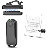 CoBak Remote Page Turner &ndash; Page Turning &amp; Camera Remote Shutter for Kobo, E-Readers, iPad &amp; iPhone, Compatible with Kindle Paperwhite &ndash; Wireless Control for Reading, Photos &amp; Video