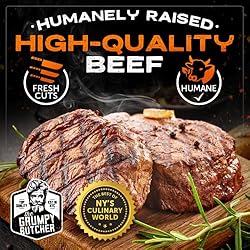 Grumpy Butcher Ribeye Steaks, 4 Pack