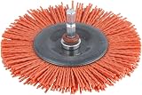 Wolfcraft Nylon Wire Wheel Brush 1502000 Aggressive 100 mm Drills view 1