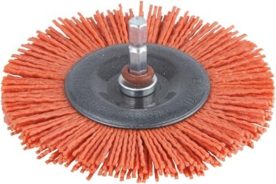 Wolfcraft Nylon Wire Wheel Brush 1502000 Aggressive 100 mm Drills