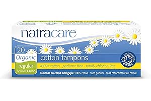 NATRACARE Natrcare Tampons Non-Applicator Regular 20 Ct, Set of 4