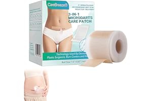 Care Breeze 3 In 1 Microdarts Care Patch, Carebreeze Microdarts Patch, Silicone Scar Tape for All Skin Types (1 Box)