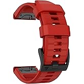 OUTVI 22mm watch band for garmin fenix 5 6 7 pro Sapphire Solar Forerunner 965 955 935 745 epix Pro Gen 2 47mm only soft silicone quick fit 22 watch bands replacement for men women