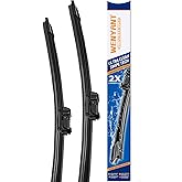 Wenyant 19"+24" Compatible with 2006-2010 VW Passat Jetta Touran Scirocco Golf 5 Golf 6 Skoda Yeti Front Windshield Wiper Bla