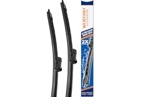 Wenyant 19"+24" Compatible with 2006-2010 VW Passat Jetta Touran Scirocco Golf 5 Golf 6 Skoda Yeti Front Windshield Wiper Bla