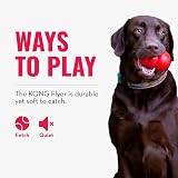 KONG Flyer Durable Dog Toy Outdoor Rubber Flying Disc Medium Large Dogs view 6