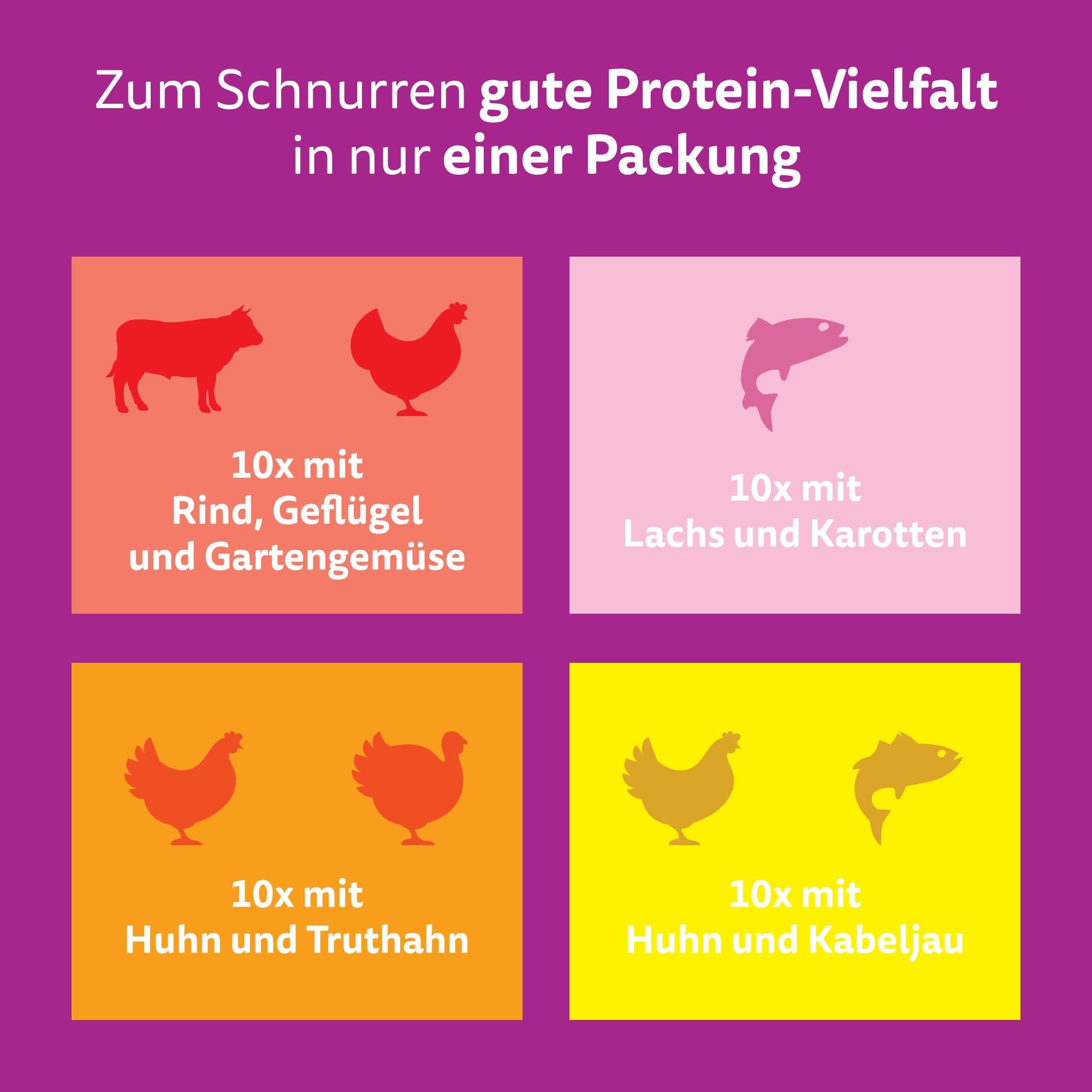 WHISKAS TASTY MIX Nassfutter in Sauce für Katzen 40 x 85g Chef’s Choice 8