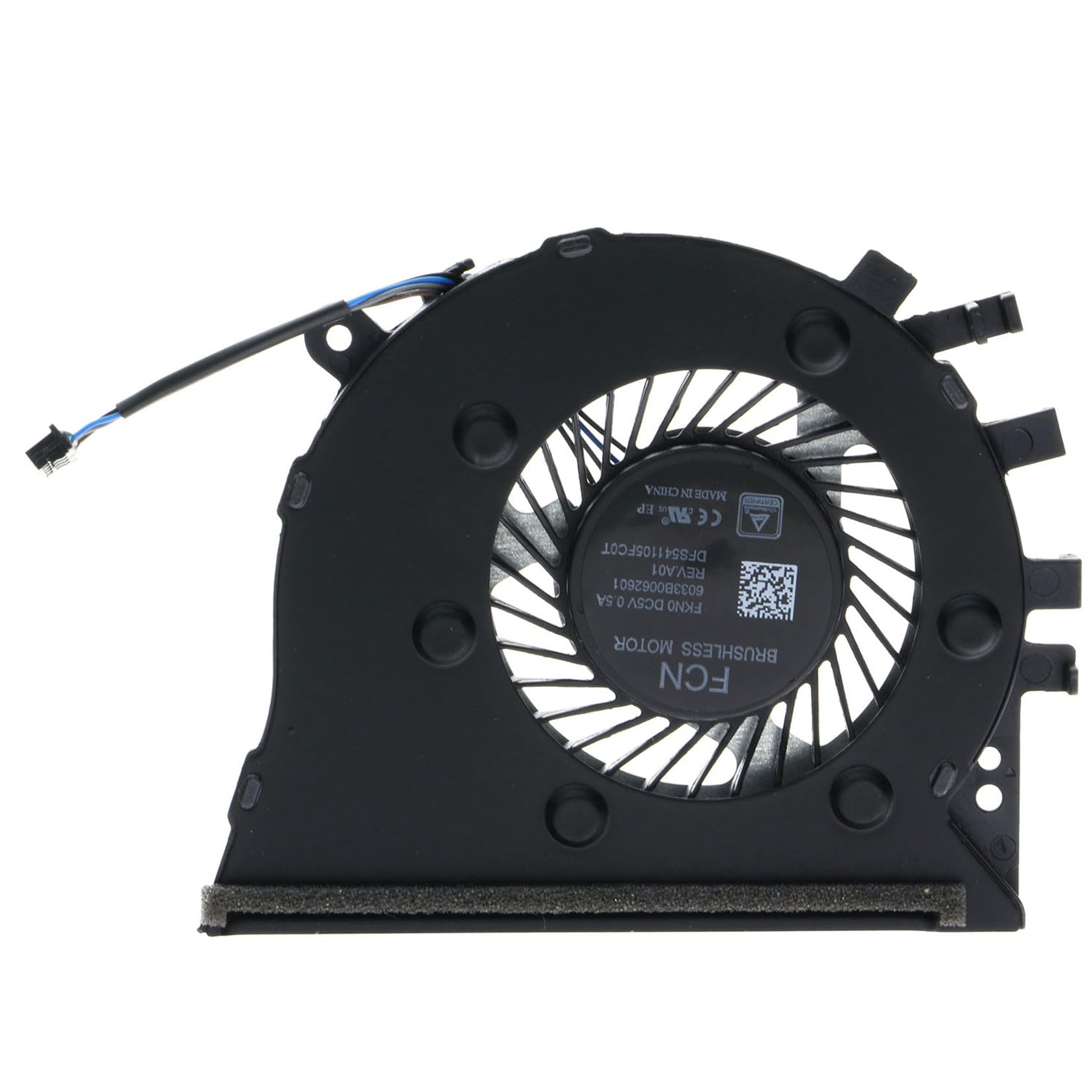 TRADOCK CPU Cooling Fan For HP 17-BY Series 6033B0062601 DFS541105EC0T NS85B00-17K22 L22531-001 L22529-001 L22530-001