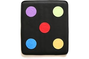 LEONARK Microfiber Fencing Target for Hema Saber Foil and Epee with one/Five Bullseye - Self-Training Auxiliary Sword Target - Home Fencing Equipment for Child and Adult Fencer