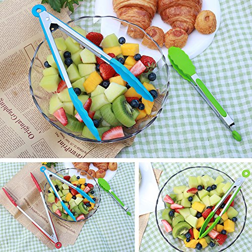 Silicone Kitchen Cooking Tongs - Thumbnail 3