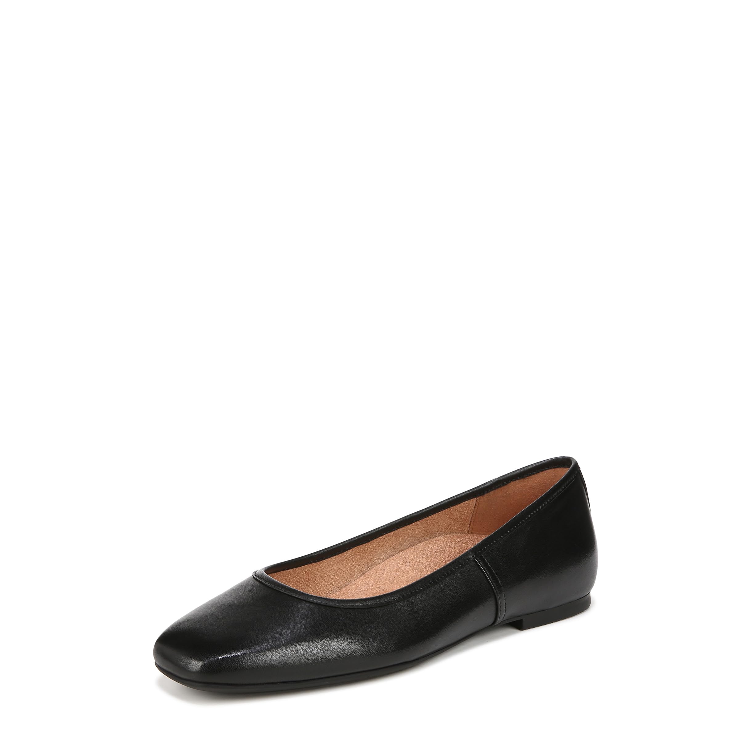 Photo 1 of Vionic Women's Orinda Ballet Flat, Black Leather, 6