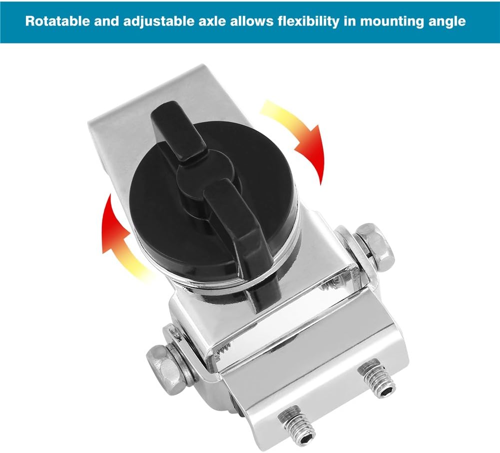 Zerone Antenna Mount Stainless Steel Car Clip Walkie Talkie Mount Bracket for Mobile Vehicle Car Two Way Radio Antenna - Image 3
