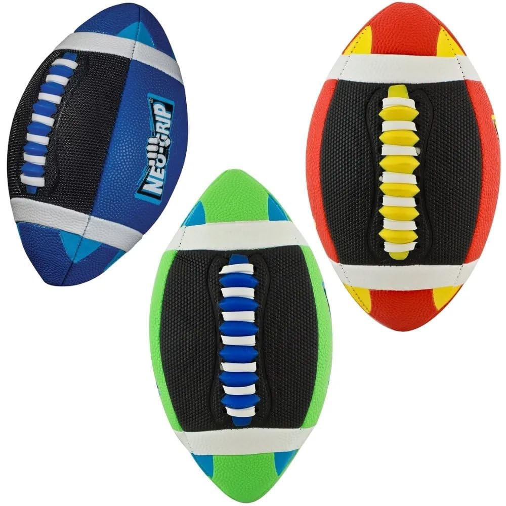 Photo 1 of Franklin Sports Mini Sponge Foam Football - Grip-Tech Youth Football with Sift and Tacky, Easy Grip Cover - Perfect for Small Kids (Colors May Vary)