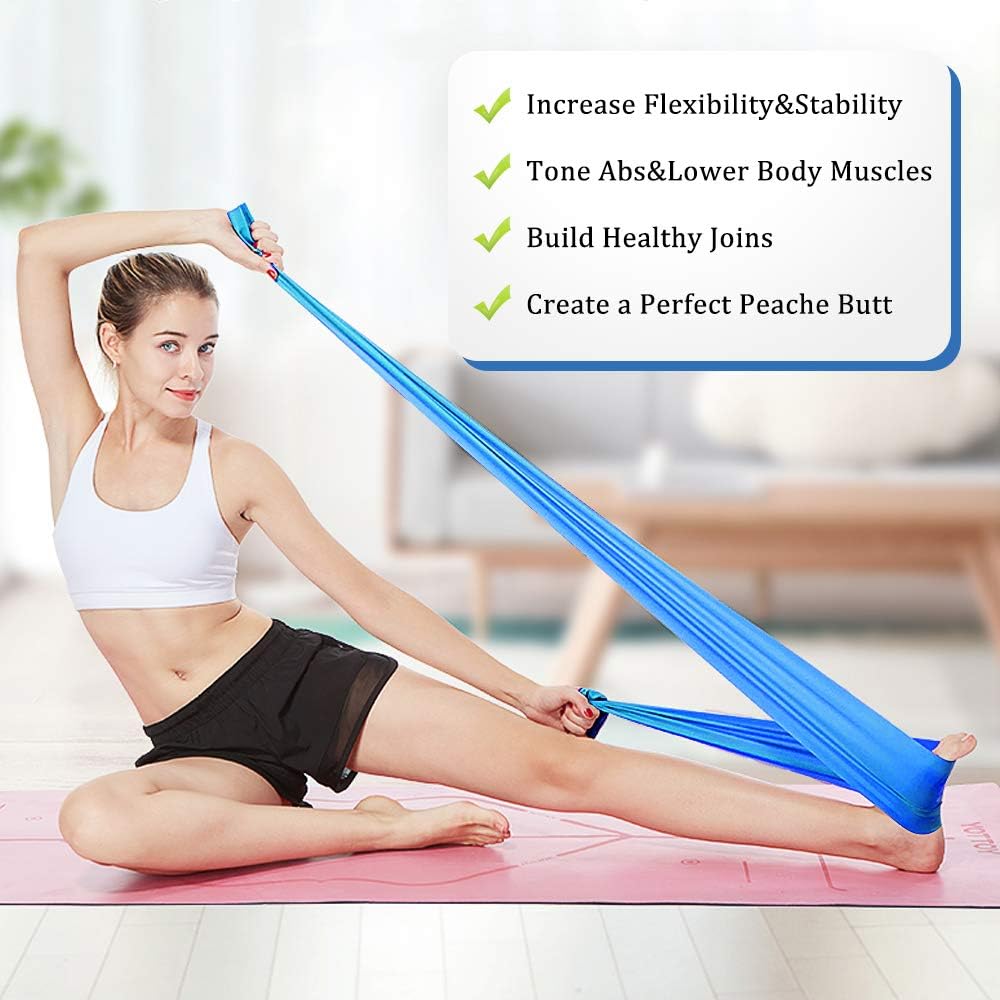 Haquno 3 Pack Exercise Resistance Bands with 3 Resistance Levels;1.8M Exercise Bands for Women and Men. Ideal for Strength Training Yoga - Image 5