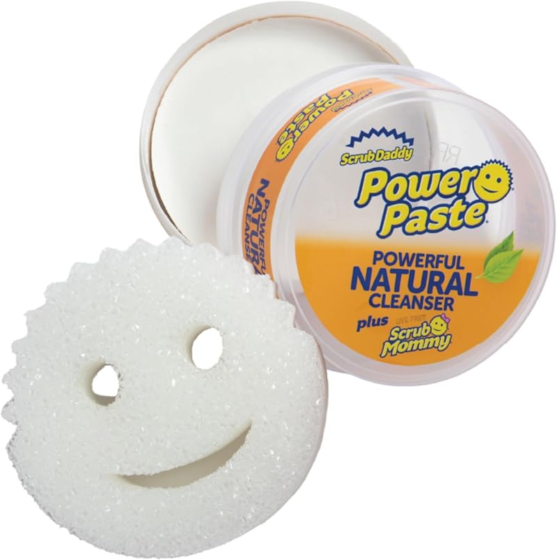 Scrub Daddy Power Paste Multi Purpose Cleaner with Scrub Mommy Sponge