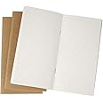 Moterm Travelers' Notebook Refills Insert, Set of 3(Grid, Standard Size, 100gsm)