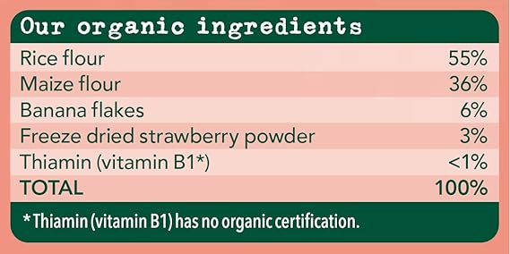 organix strawberry and banana porridge