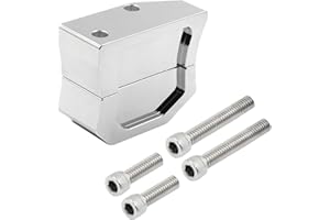 Unrestricted Walk Chrome 1" 2" Adjustable Kickstand Lift Block For Road King FLHR,Road Glide FLTRX, Sreet Glide FLHX Bagger/Touring