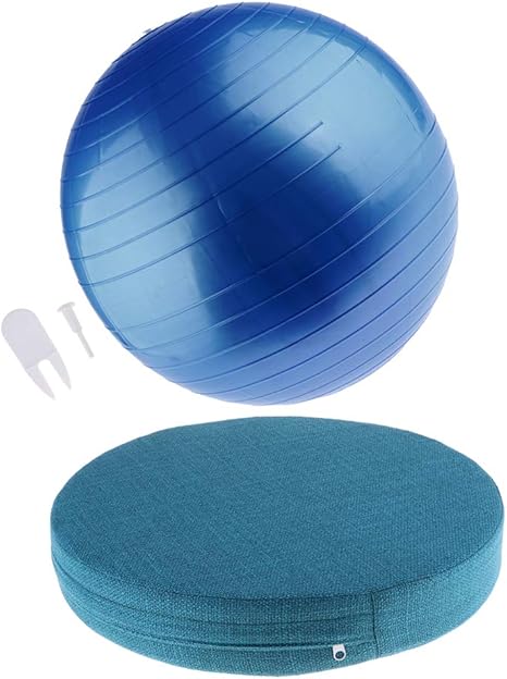 CUTICATE Bola de Ejercicio Pilates Yoga con Tapón de Aire Equipo ...