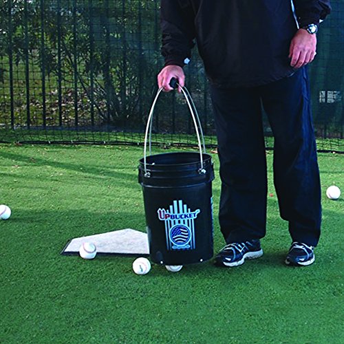 PickUpBucket Baseball, Softball & Tennis Ball Hopper with Padded Lid! Pricepulse
