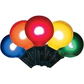 Brite Star 25 Lt G40 Patio Lights, Frosted Multi