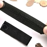 Lanjue 5PCS Adjustable Waist Extender Elastic Button Extension for Jeans Pants view 2