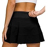 MCEDAR Athletic Tennis Golf Skorts Skirts for Women with Pocket Workout Running Sports Pleated Skirts Casual