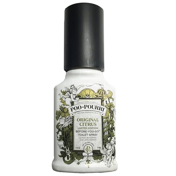 POOPOURRI BEFOREYOUGO TOILET SPRAY 2 OZ BOTTLE, ORIGINAL CITRUS SCENT