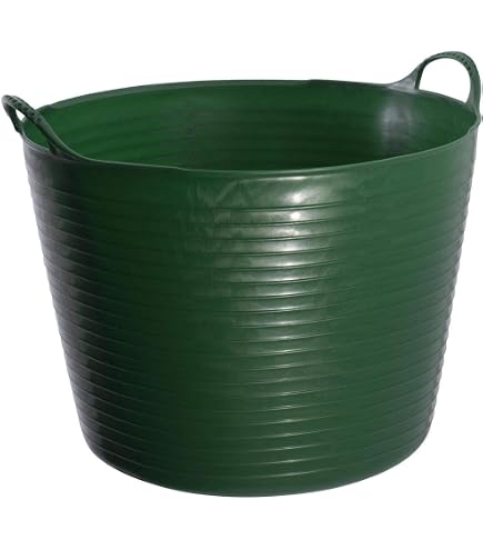 Tubtrugs Bassine Souple 38 Litres - Grand Modèle Multifonction Ultra-Résistant Pour Jardin, Maison Et Travaux