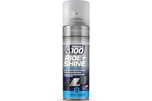 Formula 100 Ride + Shine Bike Finish Protectant and Rejuvenator – For Bicycles, Electric Bikes & eMotos – Protects Against UV Rays, Dirt, Dust & Grime + Repels Water, Mud & Salt