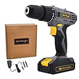 Werktough D018 18V Cordless Drill Driver Powerful Screwdriver Lion Battery with 