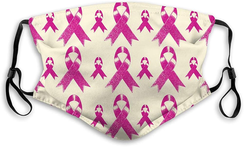 Adjustable Warm Mask Bandana Breast Cancer Awareness Patterns at Amazon