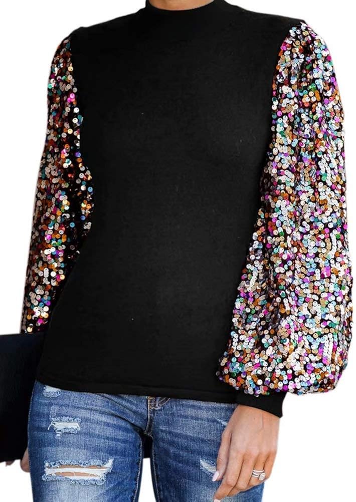 longline sparkly tops
