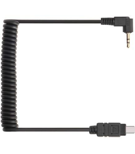 Foto&Tech 2.5mm VPR1 Shutter Release Cable For Sony A7R IV, A7 III, A6600, A9, A99 II Cameras