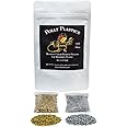 Polly Plastics Metallic Color Pellets for Moldable Plastic | Gold and Silver | Made in The USA