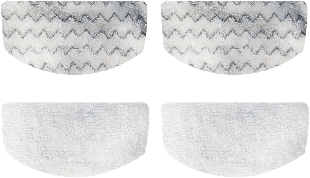 Washable Microfiber Mop Pads Replacement for Bissell Powerfresh Steam Mop 1940 Series by Aofit (4-pack)